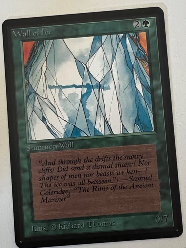 Magic the Gathering MTG Wall of ice Beta NM Playset (4) (Beta Bob) - Picture 7 of 9