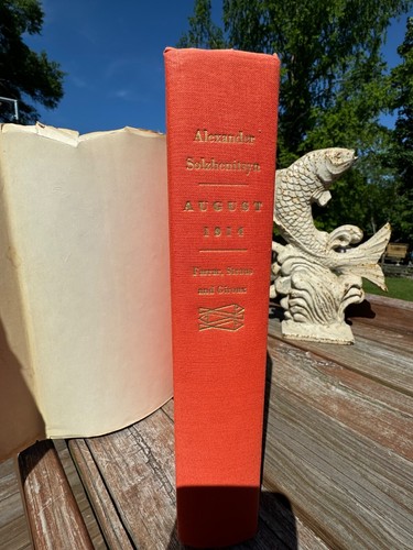 August 1914 Alexander Solzhenitsyn 1st American Edition 1972 HC Book WWI Novel - Foto 5 di 10