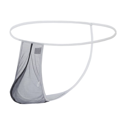 Sexy Ropa Interior Para Hombre ZONBAILON Malla Transparente U-convexa Bolso Grande Tanga T-pants - Imagen 5 de 43