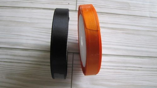 1/2" single faced polyester ribbon by the yard - Picture 21 of 28