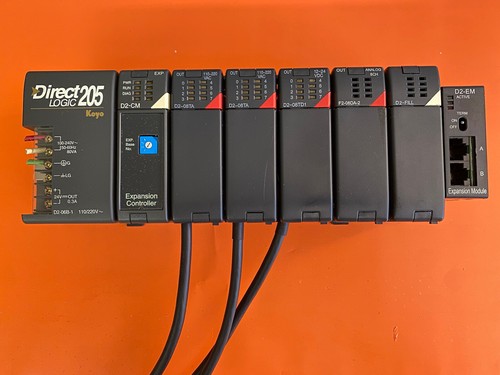 Automation Direct Logic 205 W/Modules 110/120V D2-06B-1 - Picture 3 of 9