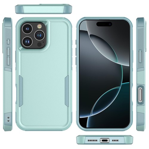 Funda de teléfono para iPhone 16 Pro Max/16 Plus/16 + Protector de pantalla a prueba de golpes - Imagen 33 de 54