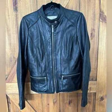 Michael Kors Authentic Leather Jacket