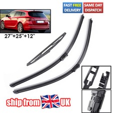 3Pcs Front & Rear Windscreen Wiper Blades Set For Astra J Vauxhall Astra 09-