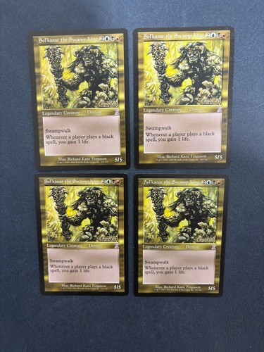 MTG 4X TIME SPIRAL SOL'KANAR THE SWAMP KING MAGIC THE GATHERING TIMESHIFTED CARD - Picture 5 of 6