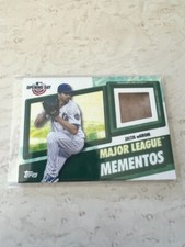 2021 Topps Opening Day Major League Mementos Relic Card Jacob DeGrom #MLMR-JD
