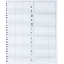 BK-DL-C200 BARBER SALON BEAUTY DL PRO APPOINTMENT BOOK RECORD 6 COLUMN - 100 PG