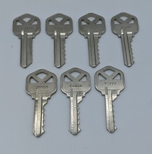 KWIKSET KW1 (1 - 7) + SCHLAGE SC1 ( 0-9) DEPTH KEYS