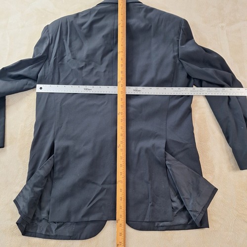 Brioni Blazer Men's 44R Black 100% Wool Elice Single Breasted Made in Italy - Picture 9 of 15