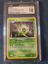 CGC 10 Pokemon Celebi Holo 7/123 Mysterious Treasures 2007 