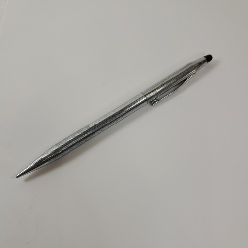 Lápiz mecánico Cross de plata esterlina hecho en EE. UU. delgado 2,75” plomo plata LEER - Imagen 6 de 8