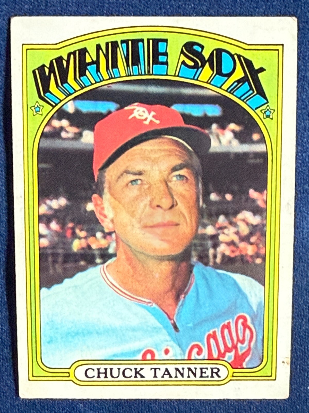 1972 TOPPS #98 CHUCK TANNER (CHICAGO WHITE SOX) BASEBALL CARD