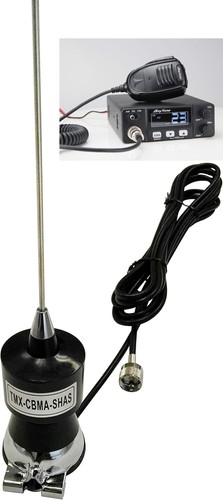 Combo: Anytone AT-505Pro CB radio + Trunk Lip Mount Mobile CB Antenna with coax - Picture 5 of 11