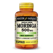 Mason Natural Moringa 500 mg - Supports Inflammatory Response, 60 Capsules