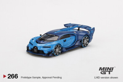 Mini GT 1:64 Bugatti Vision Gran Turismo Light Blue #266 | eBay