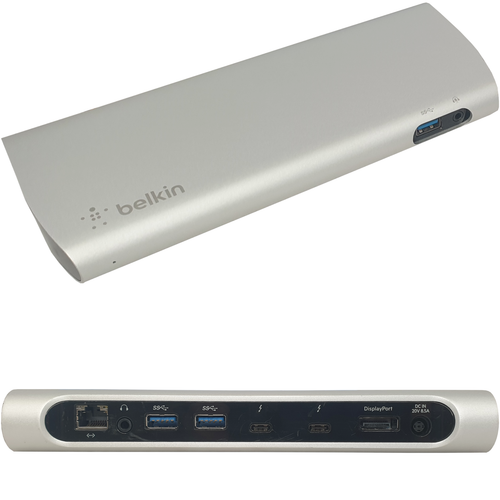 Belkin Thunderbolt 3 Express Dock Port HD F4U095 + Alimentation 170W + Câble C