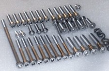 Yamaha RD125 RD125DX 1973-81 Engine Covers Stainless Steel Allen Bolts kit 40pcs
