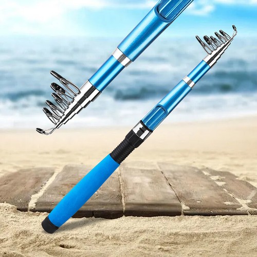 Telescopic Fishing Rod Short Collapsible Rod for Saltwater and Freshwater (2.1M) - Picture 5 of 11