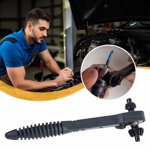 2 in 1 Drill Chuck Key Ratchet Spanner Universal Wrench Hand Drill Chuck