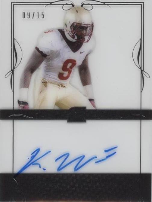 2015 Leaf Clear Karlos Williams #BA-KW1 - 1 of 2
