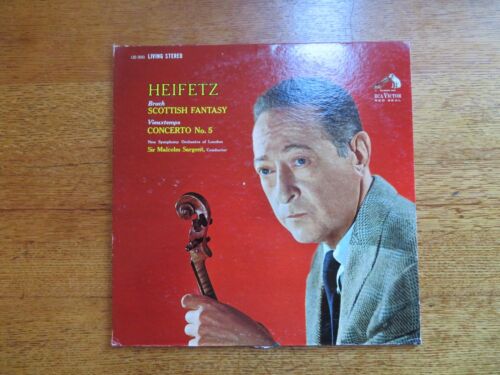 LIVING STEREO LSC-2603 HEIFETZ BRUCH SCOTTISH FANTASY DG SD 10S/9S EX - Imagen 2 de 6
