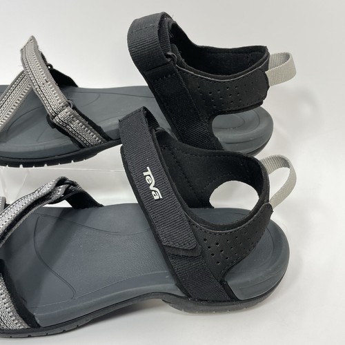 Teva Damen Riemchen Wandern Sportliche Sandalen Verra 1006263 Gr. UK 4 Schwarz Grau - Bild 8 von 18