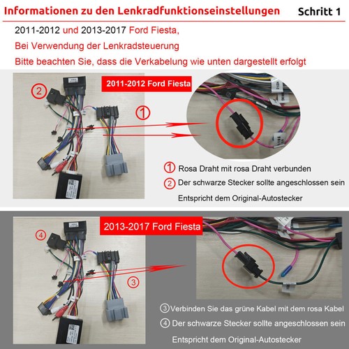 DAB+ Für Ford Fiesta VI 2009-2014 Autoradio Navi Wifi Android 15 Carplay 2+32GB - Bild 20 von 22