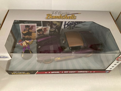 Jada Collectibles DC Comics Bombshells Batgirl & 1957 Chevy Corvette Maßstab 1:24 - Bild 1 von 7