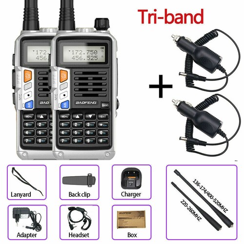 BAOFENG UV-S9 10W TRI-BAND WALKIE TALKIE VHF/UHF HAND FUNKGERÄTE MIT HEADSET DE - Bild 28 von 33