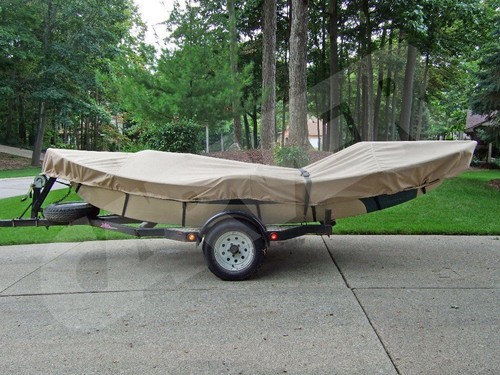7.6oz BOAT COVER CLACKACRAFT 15' LOW PROFILE 2006-2008 - Picture 3 of 9