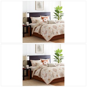 Madison Park Tissa 6 Piece Quilted Coverlet Set Ivory Full