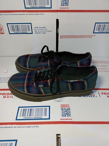 Vans Authentic Tartan Gum in and Classic Gum Plaid Skate Sneakers Shoes Unisex - Picture 2 of 11