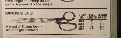 Vintage NOS Clauss 3762 "Bankers Shears" 12" inch scissors RIGHT HANDED - Picture 10 of 13