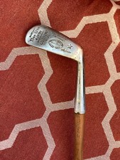 Antique Hickory Wood Shaft Wm Gibson Bee Line 4 Iron Stainless Golf Club