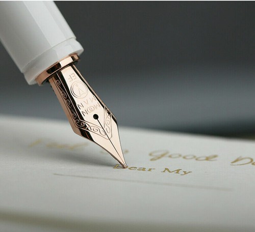 Pluma estilográfica mecánica retráctil de resina Mojiang X1 EF pluma escritura regalo pluma de tinta - Imagen 9 de 14