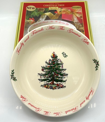 Spode 2016 Christmas Tree 10" Feiertag Servierschüssel $80 - Neuwertig in Box - Bild 1 von 7