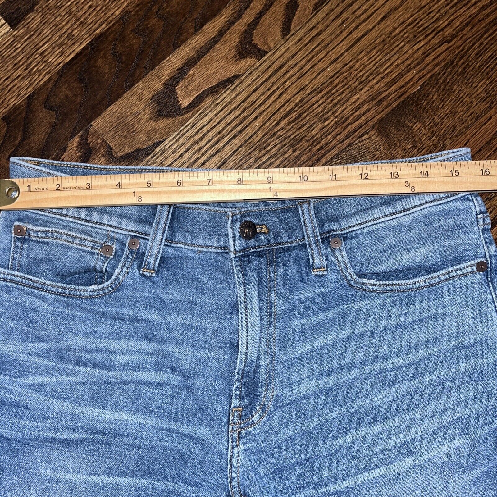 Madewell Womens Skinny Skinny Jeans 32x30 Tag Blu… - image 5