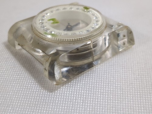 Vintage Mount Royal Plastic Acrylic Manual Wind Wrist Watch Rare Watch Repair - Picture 6 of 8