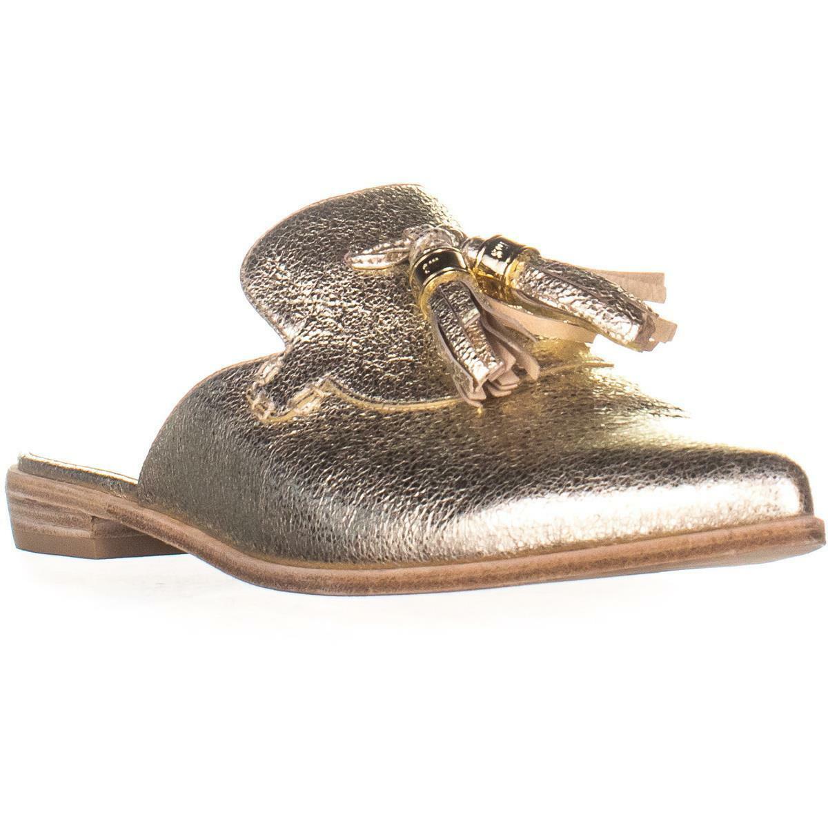 Stuart Weitzuomo Slide Alungo Slip On Mules, Cava Foil Nappa, 9.5 US Stuart Weitzuomo Slide Alungo Slip On Mules, Cava Foil Nappa, 9.5 US