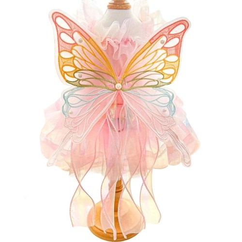 Small Dog Princess Outfit For Pet Photography Wedding Cats Party Butterfly Dress - Bild 12 von 20