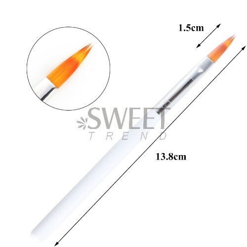 1pc Stripe Nail Art Liner Brush Painting Pen Tools Acrylic UV Gel Drawing Brush - Bild 21 von 39