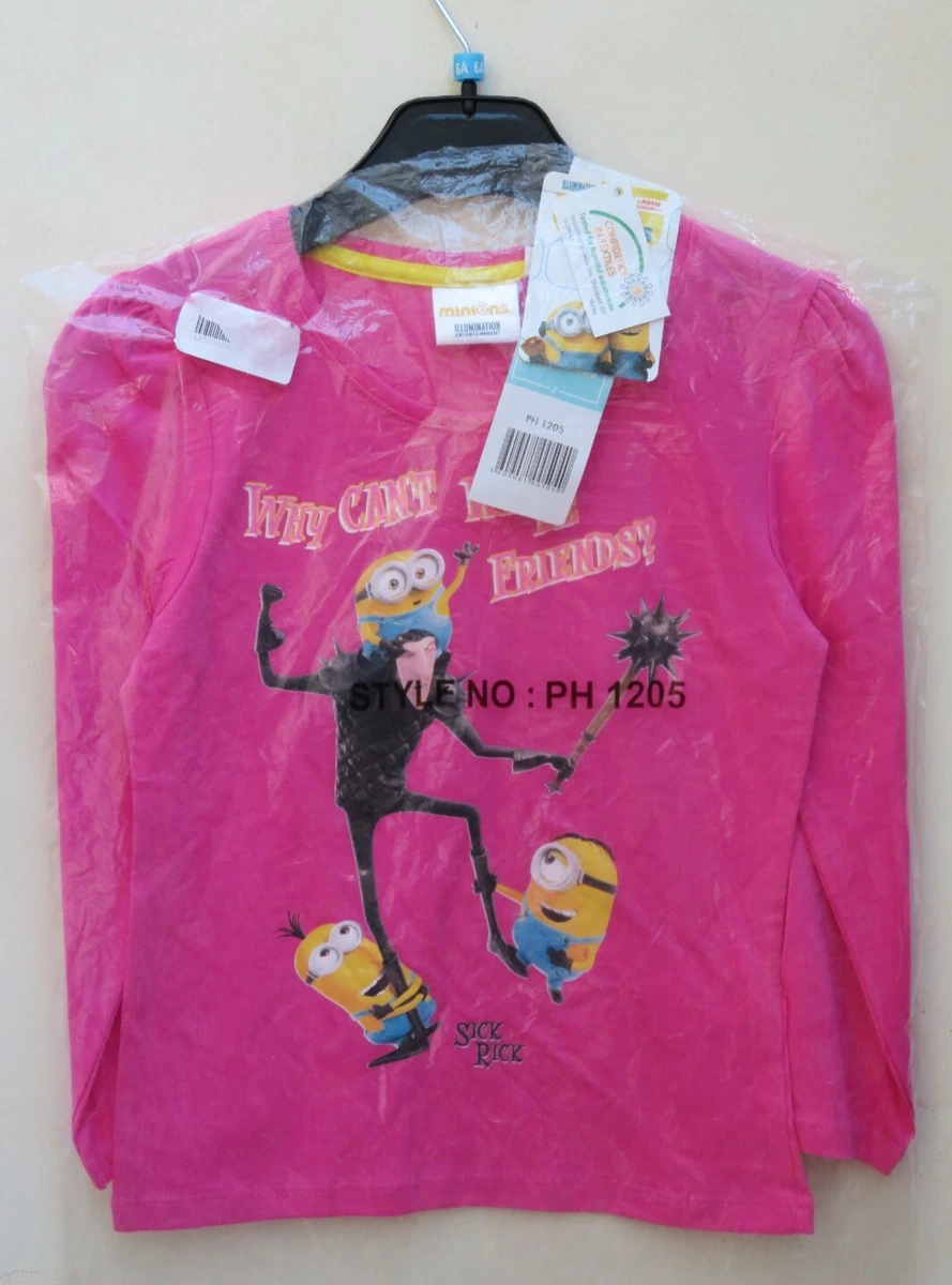 Despicable Me Minions - A Lil Bit Bananas - Toddler & Youth Long Sleeve Graphic T-Shirt