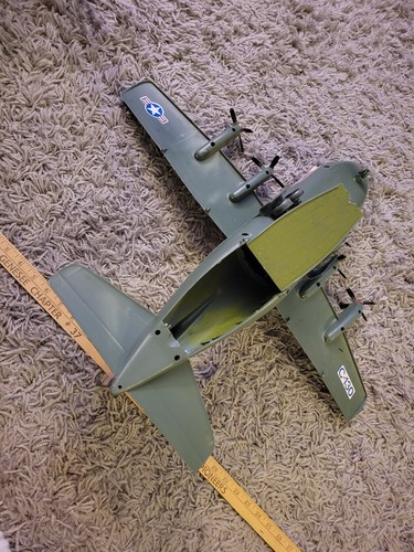 Vintage Tim Mee Toy Hercules C-130 Plastic Toy Airplane Made In USA - Picture 14 of 15