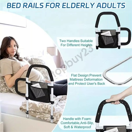 Assisttools for Elderly Adults Safety-Bed Assist Rail &Commode chair with wheels - Picture 4 of 22