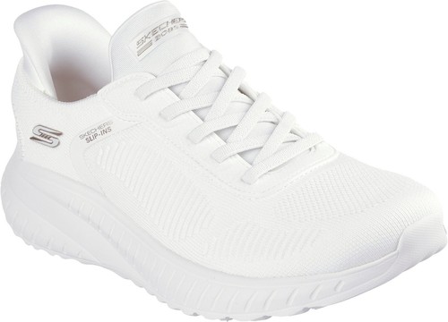 Skechers BOBS Sport Squad Chaos Womens Training Shoes White Gym Workout Trainers - Picture 5 of 5