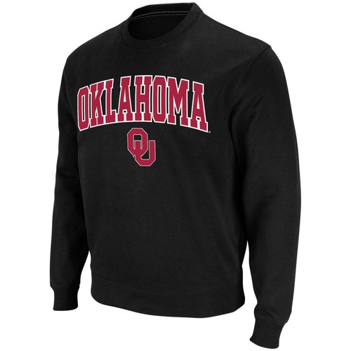 Herren Colosseum schwarz Oklahoma Sooners Arch & Logo Rundhalsausschnitt Sweatshirt - Bild 2 von 5