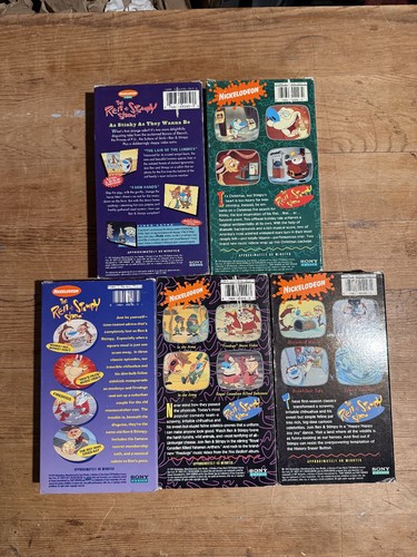The Ren & Stimpy Show VHS Lot X 5 - Vol 1, Xmas, On Duty And More! - Picture 2 of 4