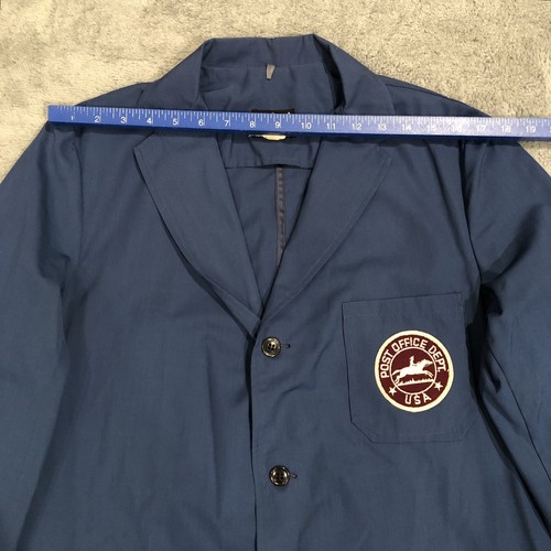 Chaqueta Blazer Uniforme Correo USPS De Colección Años 50 40 Portacartas Gerente Oficina de Correos - Imagen 4 de 12