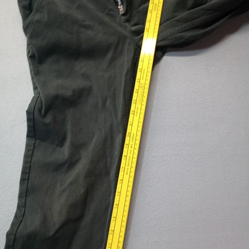 Mugsy Jeans Pants Mens 32x28 Green Straight Stretch Chinos Casual Comfort Fit - Picture 13 of 18