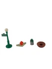 Sesame Street Little People Vintage 70s Lamp Oscar Nest Hydrant Accessories Lot